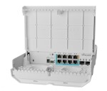 MikroTik CSS610-1Gi-7R-2S+OUT reverzní PoE switch, 8x Gigabit, 2x SFP+, 1x PoE out, 7x PoE in, 56Gbps EDF_1017418