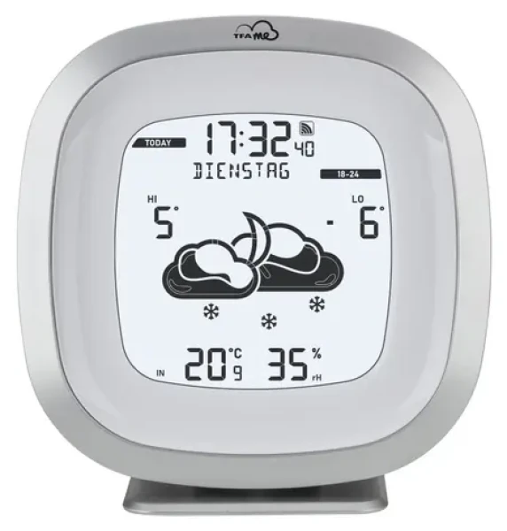 TFA 35.8101.54 / Meteostanice / WiFi / předpověď počasí až 4 dny / vnitřní teplota a vlhkost (35.8101.54)
