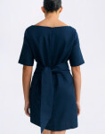 Thinking MU Navy Hemp Kieran Dress NAVY S