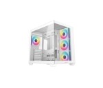 DEEPCOOL Case CG530 4F WH, ATX, Průhledná bočnice, 4x 120mm ARGB, bílá EDF_1808065