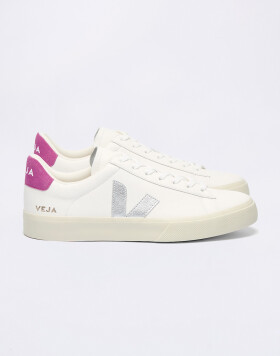 Veja Campo Leather WHITE_SILVER_ULTRAVIOLET 38