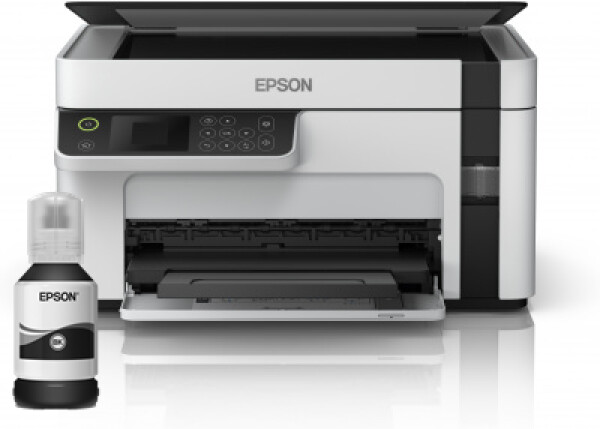 EPSON EcoTank M2120 černá / Inkoustová tiskárna černobilá / 1440x720 dpi / A4 / USB / WiFi / 3 roky záruka po registraci (C11CJ18402)