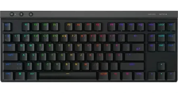Logitech G515 LIGHTSPEED TKL černá / Bezdrátová herní klávesnice / PAN layout / Bluetooth + USB LIGHTSPEED přijímač (920-012552)