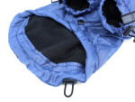 Enola zimní bunda pro psa Barva: Modrá, Délka zad (cm): 25, Obvod hrudníku: 34 - 36 cm