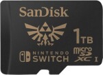 SanDisk Nintendo Switch microSDXC 1TB / Class 10 / UHS-I / U3 / čtení: až 100MBs / zápis: až 90MBs / vhodné pro 4K (SDSQXAO-1T00-GN6ZN)