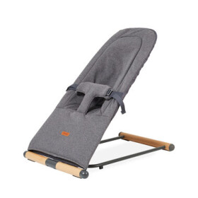 Childhome Lehátko skládací Evolux Natural Anthracite / od 0 měsíců (CHEVOFBONJA)