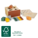 Small foot Montessori multifunkční vhazování