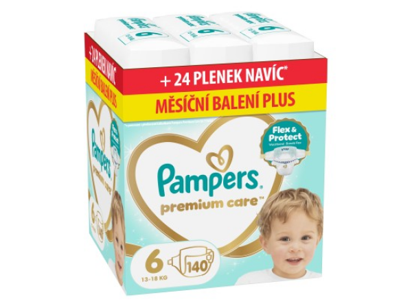 Pampers Premium Care, vel. 6, 140 ks