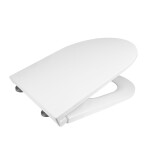 Mereo WC set - Rimless WC oblé, modul pro sádrokarton, bílé oválné tlačítko MM02NSETRS210
