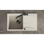 Kuchinox - SHIRE granitový dřez 1-kom s odkapávačem SBS_411Y