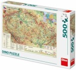 Puzzle 500 dílků Mapa České republiky