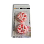 Dortisimo Košíčky na muffiny Srdíčka červená (50 ks)