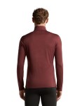ICEBREAKER Mens 200 Oasis LS Half Zip, Port (vzorek) velikost: M