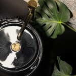 REA - Umyvadlo na desku Ingrid Black REA-U6800