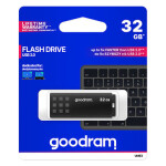 GOODRAM UME3 32GB černá / Flash disk / USB 3.0 / čtení: 60MBs / zápis: 20MBs (UME3-0320K0R11)