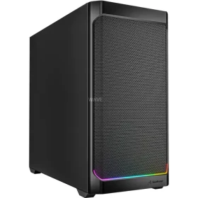 Sharkoon MK4 RGB Strip černá / Micro ATX / 2x USB 3.2 / 1x USB-C / 2x 120mm / bez zdroje (4044951041756)