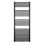 Radiátor kombinovaný Isan Quadrat 150,5x60cm středové připojení černá matná DQUA15050600CSMS DQUA15050600CSMS