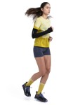 ICEBREAKER Wmns Merino 125 ZoneKnit™ Energy Wind SS Tee, Lux/Lucid/Cb (vzorek) velikost: S