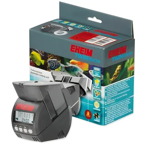 EHEIM TWINfeeder / Automatické krmítko / 2x 80 ml / 2 komory / programovatelné (E11-3582000)