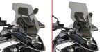 D5143S plexi kouřové Bmw R 1300 GS (24-25), vxš430x385 mm, lze montovat s radarem