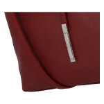 Dámská kožená kabelka Mirna, tmavě červená