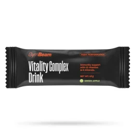 Vitality Complex Drink - GymBeam (zelené jablko, 12 g) (53158-1-12g-greenapple)