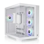 THERMALTAKE View 380 TG ARGB bílá / ATX / 2x USB-A 3.0 / 1x USB-C 3.2 / 4x 120mm RGB / bez zdroje / průhledná bočnice (CA-1Z2-00M6WN-00)