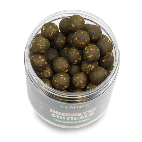 Nikl Rozpustné Criticals boilie Calanus & Krill 250ml - 14mm,Nikl Rozpustné Criticals boilie Calanus & Krill 250ml - 14mm
