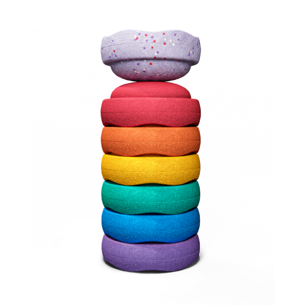 Kameny Stapelstein Winter Special Mini Rainbow Classic, 6+1 ks