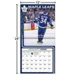 JF Turner Kalendář Toronto Maple Leafs NHL Auston Matthews #34 2026 Wall Calendar