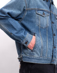 Carhartt WIP Helston Jacket Blue destroy wash M