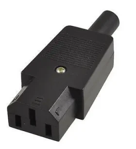 MicroConnect IEC síťová zástrčka C13 černá (C13PLUG)