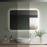 REA - Zrcadlo LED 80x60cm TOP-3 HOM-01522