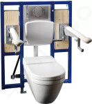 GEBERIT - Duofix Předstěnová instalace pro závěsné WC, bezbariérová, pro podpěry, výška 112 cm 111.375.00.5