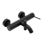 Vanová baterie SAT Aurum bez sprchového setu 150 mm černá matná SATBAUR222C SATBAUR222C