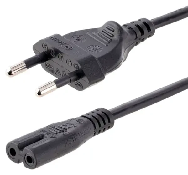 StarTech napájecí kabel EU - C7 3 m černá / Napájecí kabel / CEE7/16 - C7 / 250 V / 2,5 A (752E-3M-POWER-LEAD)