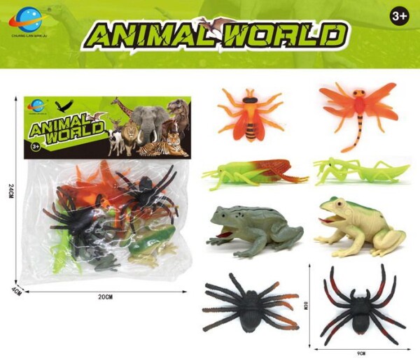 Zvířátka hmyz figurky set