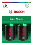 Bosch LR20SA2B/00 Super Alkaline / Alkalická baterie D (LR20) / 2 ks (8594162800209)