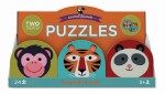 Crocodile Creek Puzzle oboustranné - Panda ( 24 dílků)