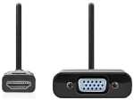 NEDIS adaptér HDMI(M) - VGA(F) černá / Redukce / Aktivní / Full HD 1080p / audio jack 3,5mm / 20 cm (CCGB34900BK02)