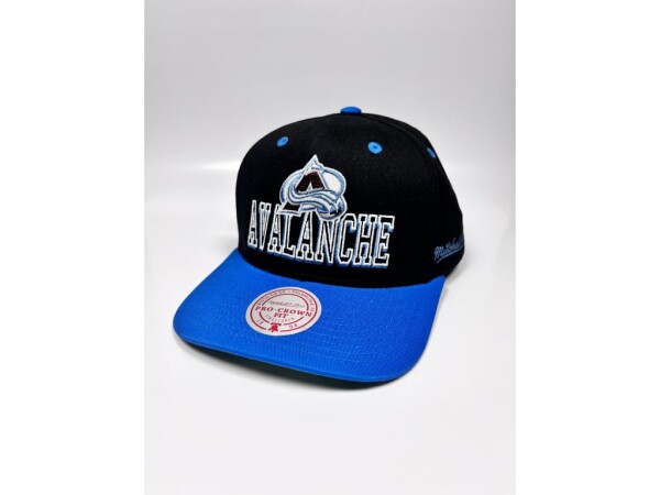 Mitchell & Ness Pánská kšiltovka Colorado Avalanche NHL Backside Script Pro Snapback