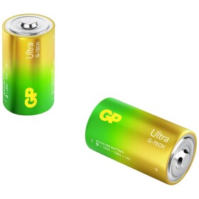 GP Batteries Ultra baterie velké mono D alkalicko-manganová 1.5 V 2 ks