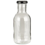 Ib Laursen Skleněná lahev s víčkem Cordoba 350 ml, čirá barva, sklo, kov