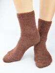 Ponožky Noviti SB079 Fluffy Smooth Lurex 36-41 káva 36-41