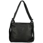 Trendy dámský kožený kabelko-batoh Ruoxi, černý