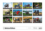 Nástěnný kalendář 2027 Helma Motorbikes