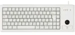 CHERRY G84-4400LPBEU-0 šedá / Klávesnice s trackballem / drátová / USB / UK layout (G84-4400LPBEU-0)