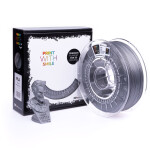 PLA filament Silver 1,75 mm Print With Smile 0,5 kg