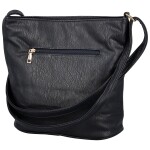 Stylová dámská koženková crossbody kabelka Isména, tmavě modrá