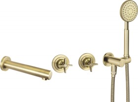 DEANTE - Temisto mosaz Podomítková vanová baterie BQT_M18P